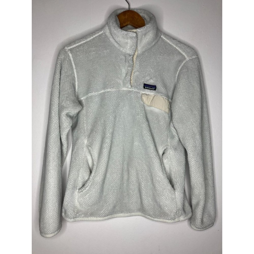 Patagonia Women's Medium Gray Snap-T Fleece FLAWED